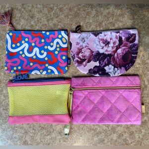 IPSY Makeup Bags x 4
